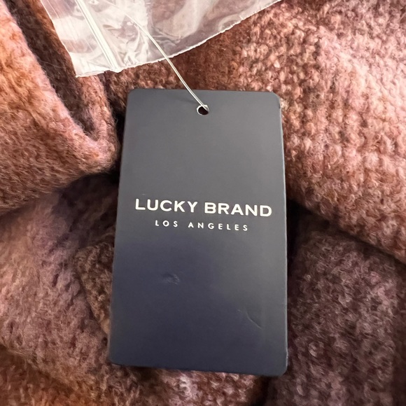 Lucky Brand Oversized Plaid Shirt Jacket Rust/Pink, NWT, Button Down Multi Sizes - Picture 11 of 11